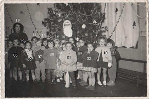 ECOLE BERNARDIN MATERNELLE 1957 N02 ARBRE DE NOEL
